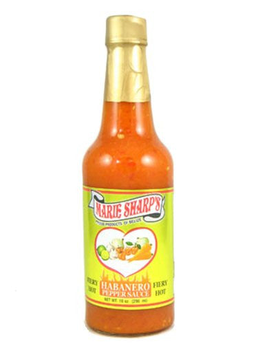 Marie Sharp's Fiery Hot Habanero Hot Sauce 10 oz