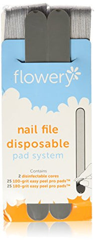 Flowery Nail File Disposable Pad System