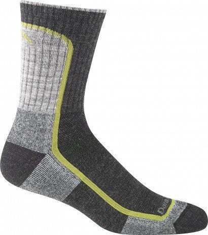 Men's Light Hiker Micro Crew Light Cushion - Charcoal/Lime S