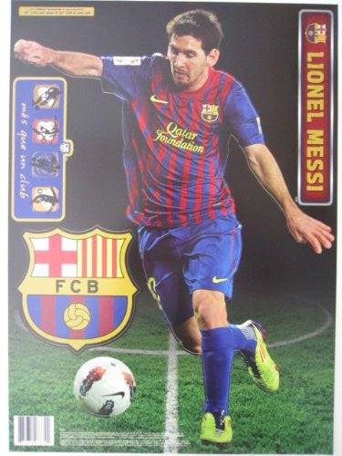 Lionel Messi, Teammate Player - 60"W x 73"H