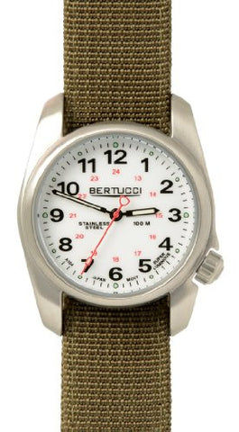 A-1S Field 36mm 3/4" 2.1oz White Dial Olive Band