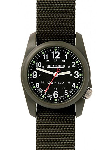 DX3 Field 40mm 7/8" 1.5oz Black Dial Olive Drab Case Defender Olive Band