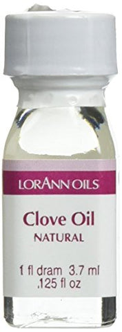 Clove Oil - Lorann 1 Dram, 0.125 oz