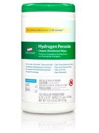 Clorox Healthcare Hydrogen Peroxide Disinfectant Wipes 6.75X5.75 155 / Canister