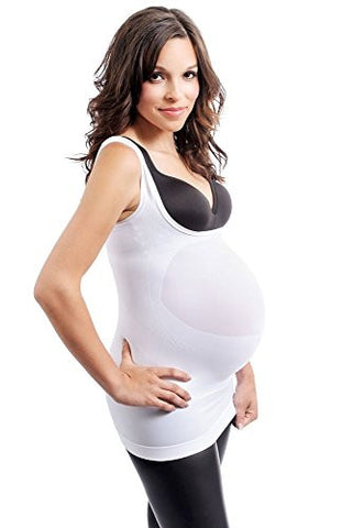 Bodystyler Maternity Underbust Support Tank - White, Large