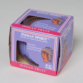 Candle Scented Indian Fruit 3 Oz Boxed (indian Spirit)