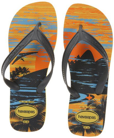 Men's Surf Flip Flop, Light Yellow Size 39-40
