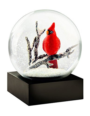 Cardinal Singing Snow Globe