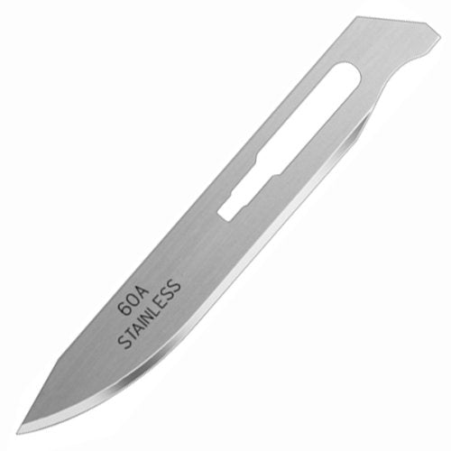 #60A Stainless Steel Blades, Pack of 12