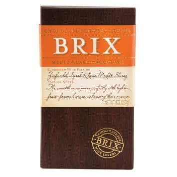 Brix Medium Dark Chocolate, 8 oz.