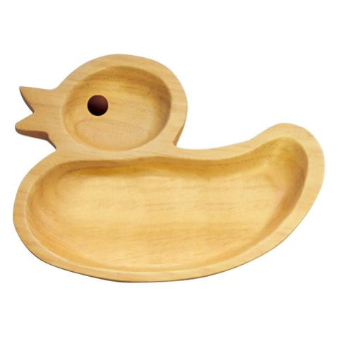 Petits et Maman Kids Wood Plate - Duck