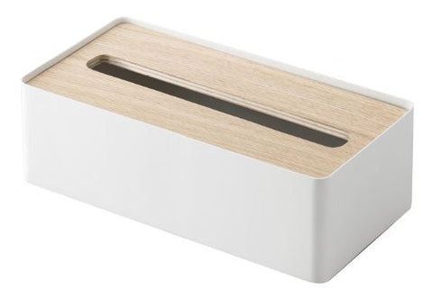 Rin Tissue Case with a Lid (L) - Beige
