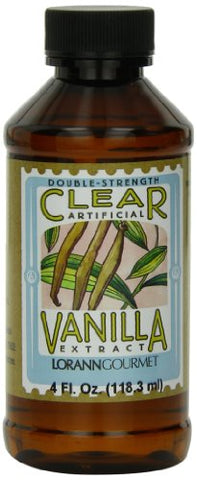 Clear Vanilla Extract, Artificial, 4 oz