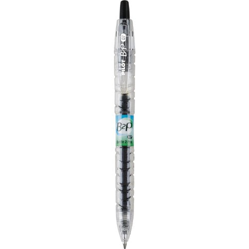 B2P Colors Retractable Gel Roller Pen, Barcoded, Fine - Black Ink