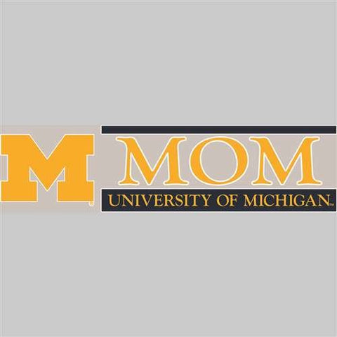 Window Decal, Logo With Mom, 3" x 10", Michigan (not in pricelist)