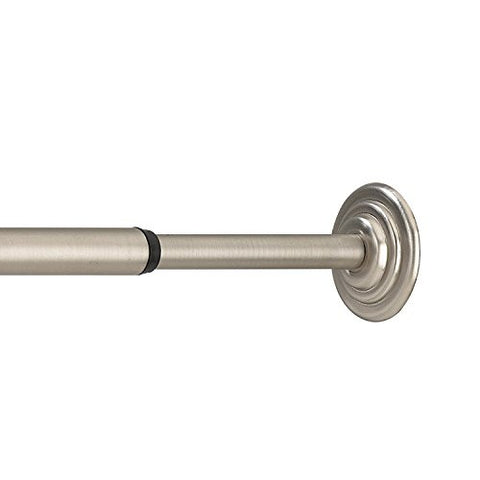 Umbra Coretto 1/2-Inch Drapery Tension Rod for Window, 24 to 36-Inch, Nickel