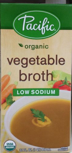 Pacific Organic Low Sodium Vegetable Broth 32.0 Oz