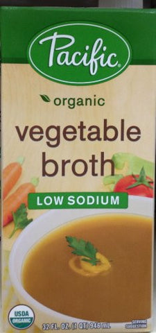 Pacific Organic Low Sodium Vegetable Broth 32.0 Oz