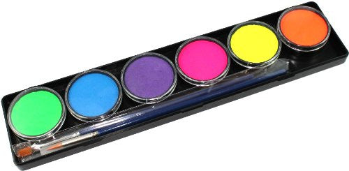 Neon Palette 6 x 10g Face and Body Paint