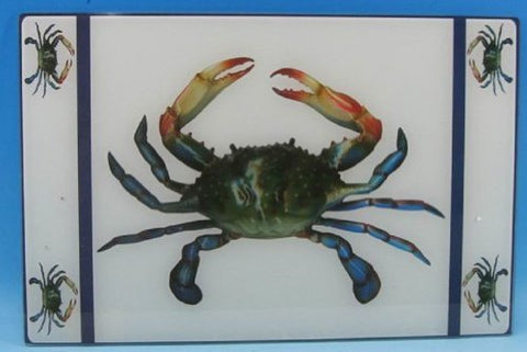 18" Crab Pattern Cutting Board