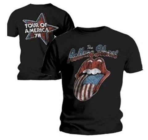 Rolling Stones Tour of America T-Shirt Size XXL