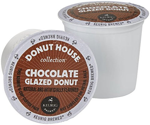Donut House Collection, Chocolate Glazed  Donut, flavored roast, k-cup