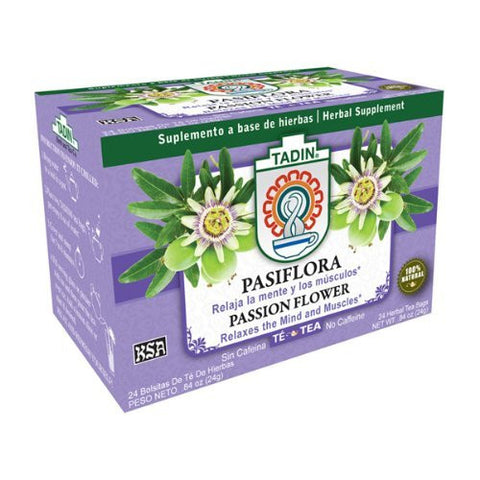 Tadin Tea Passion Flower 24/pk