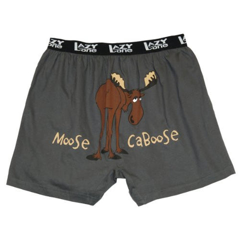Lazy One Comical Boxers, Moose Caboose, M
