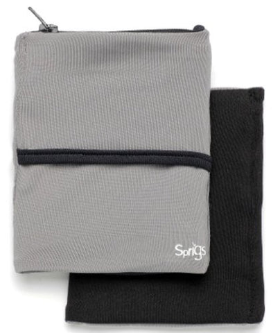 Sprigs Big Banjee Wrist Wallet (Grey/Black / One size fits most)
