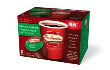 TIM HORTONS, DECAF (24 SINGLE SERVE CUPS)