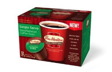 TIM HORTONS, DECAF (24 SINGLE SERVE CUPS)