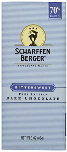 Scharffen Berger 70% Bittersweet Dark Chocolate Bar 3 oz