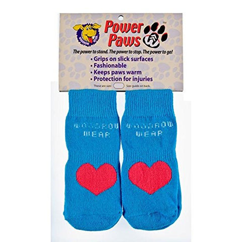 Power Paws Advanced BlueWithRedHeart, L
