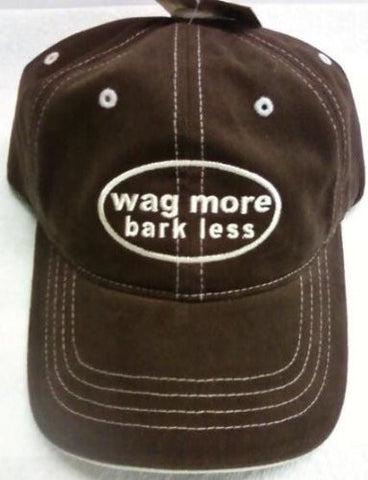 Cloud Star® Wag More Bark Less® Ball Cap - Chocolate/Stone