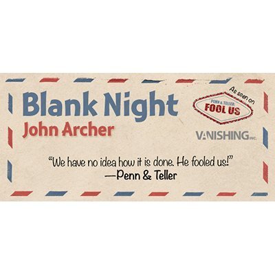 Blank Night (Yellow) by John Archer, Trick