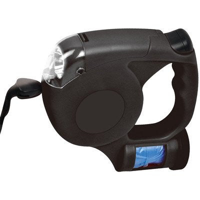 Ruff & Ready Retractable Leash with Light