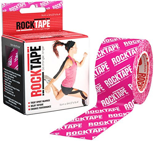 RockTape - 2" x 16.4' - Pink Logo