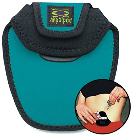 Micropack Lock-On Pouch LandSport - Tropical Blue/Blk, 4" x 3"