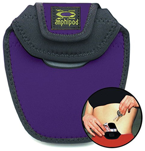 Micropack Lock-On Pouch LandSport - Purple/Blk, 4" x 3"
