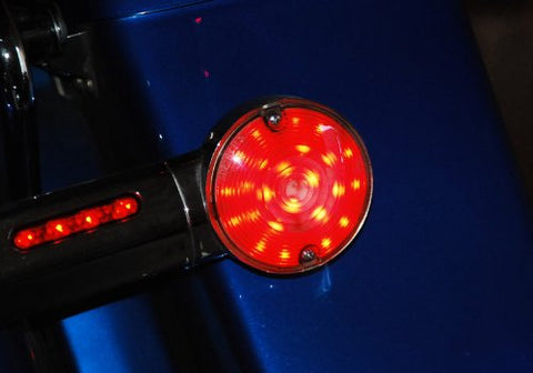 OZ-USA Red LED Bulb Harley Touring Rear Turn Signal Road King Glide Electra Ultra 1156