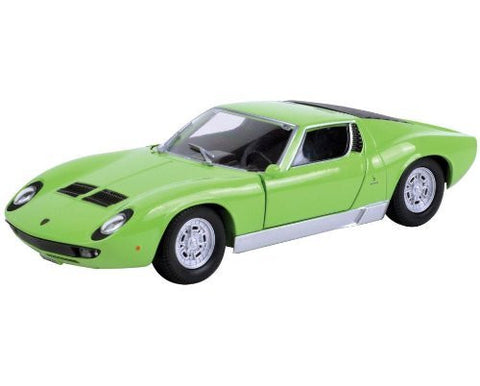 Motormax - Lamborghini Miura P 400 S Hard Top (1/24 scale diecast model car, Green)