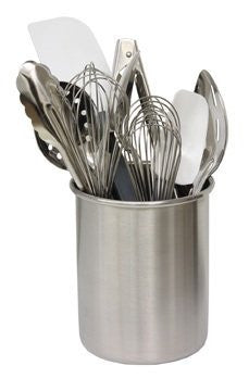 Brushed Utensil Holder, Stainless steel