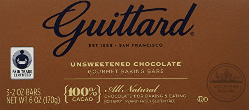 Guittard Baking Bar 100% Unsweetened, 6oz
