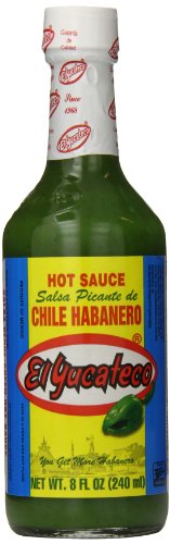 El Yucateco Salsa Picante de Chile Habanero Green Hot Sauce 8 oz