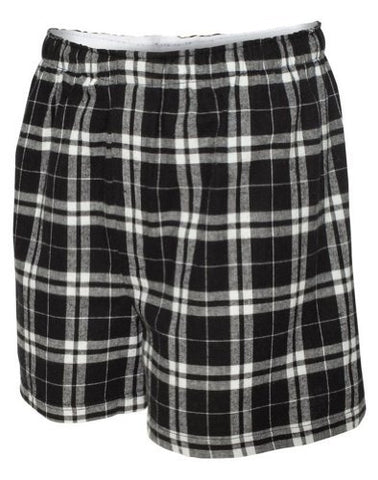 Classic Flannel Boxer - Black/White, Medium