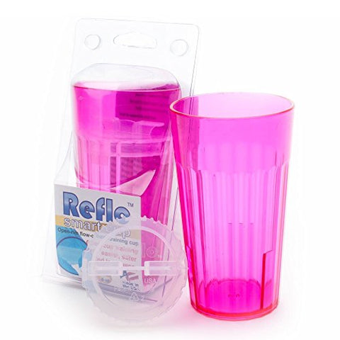 Red Violet And Clear Reflo Smart Cup
