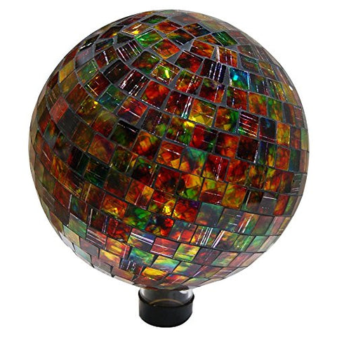 Mosaic Gazing Globe Tile Pattern - Rainbow