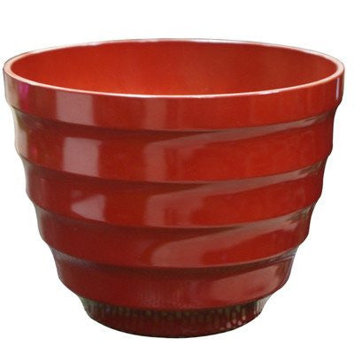 20" Rippled Planter - Large - Red