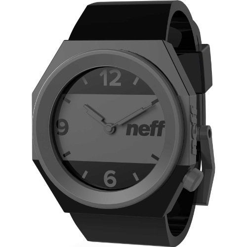 Men's Stripe Watch - BLACK/GREY