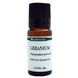Natural Essential Oils, Geranium Oil, Natural, 1/3 oz